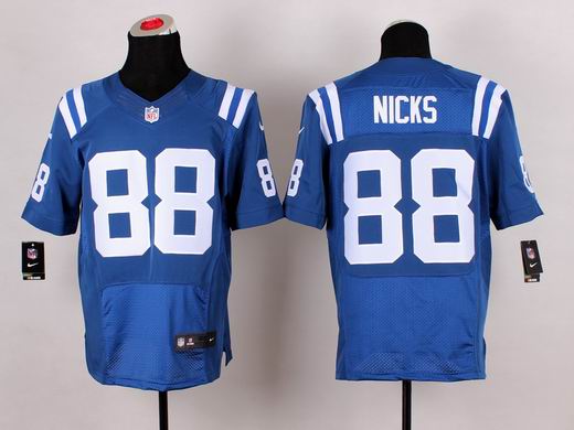 Nike NFL Indianapolis Colts 88 Nicks blue elite jersey