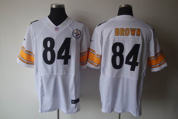 Nike NFL Pittsburgh Steelers 84 Brown white Jersey