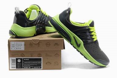 Nike Presto carbon grey fluorescent green