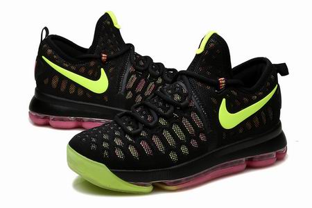Nike Zoom KD 9 shoes black green pink