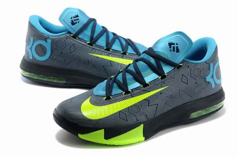 Nike Zoom KD VI shoes blue green