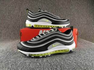 Nike air max 97 shoes black grey green