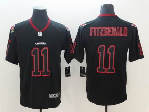 Nike nfl cardinals #11 Fitzgerald lights out black rush jersey
