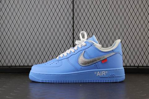 OFF-WHITE x Nike Air Force 1 blue