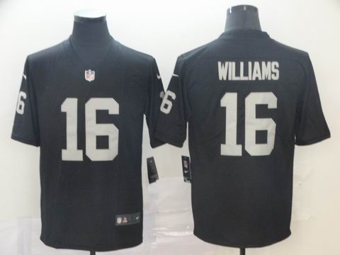 Oakland raiders #16 Williams black vapor untouchable jersey