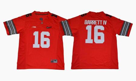 Ohio State Buckeyes #16 Barrett IV College Football Jersey Red