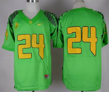 Oregon Ducks Thomas Tyner 24 NCAA Elite Football Jersey - Apple Green