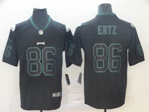 Philadelphia Eagles #86 Ertz Lights Out Black Rush jersey