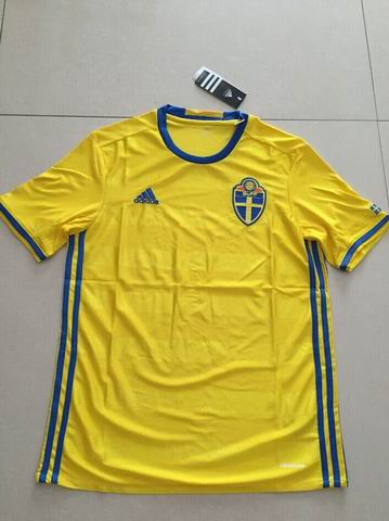 Sweden home soccer jersey