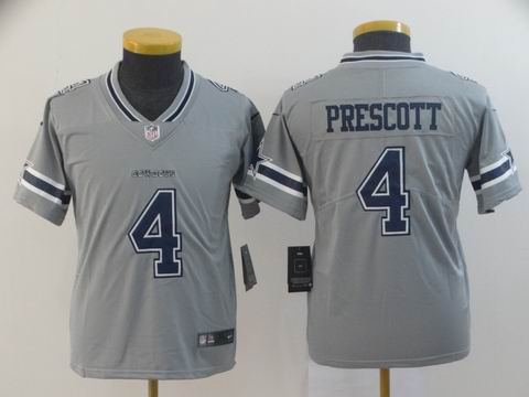 Youth Cowboys #4 PRESCOTT interverted jersey