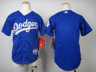 Youth MLB Dodgers blank blue jersey