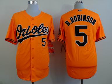 Youth MLB Orioles 5# B.Ronbinson orange jersey