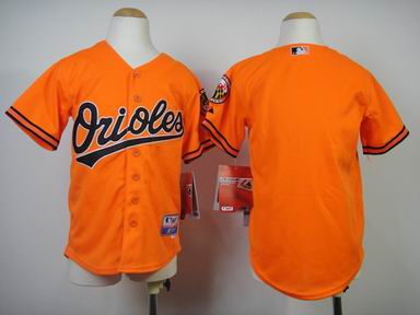 Youth MLB Orioles blank orange jersey