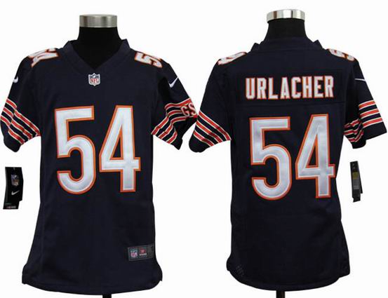 Youth Nike NFL Chicago Bears 54 Urlacher blue stitched jersey