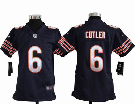 Youth Nike NFL Chicago Bears 6 Cutler blue stitched jersey