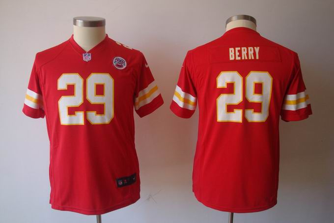 Youth Nike NFL Chiefs 29 Berry red Game Jersey