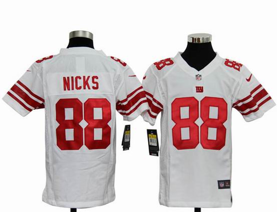 Youth Nike NFL New york Giants 88 nicks white stitched jersey