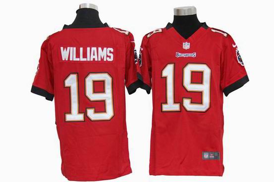 Youth Nike NFL Tampa Bay Buccaneers 19 Williams red stitched jersey