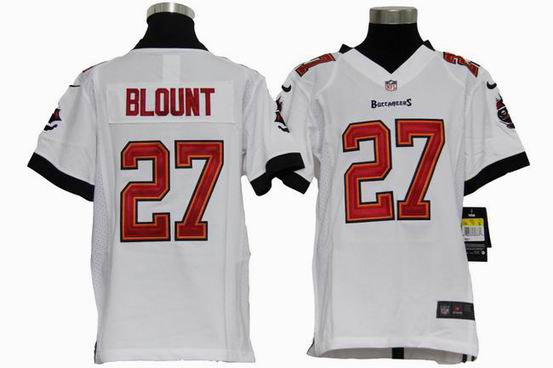Youth Nike NFL Tampa Bay Buccaneers 27 Blount white stitched jersey
