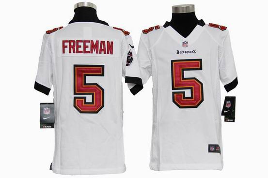 Youth Nike NFL Tampa Bay Buccaneers 5 Freeman white stitched jersey