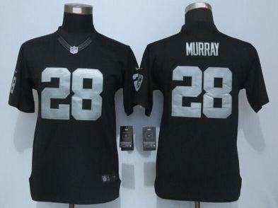 Youth Nike nfl Oakland Raiders 28 Murray Black Elite Jersey
