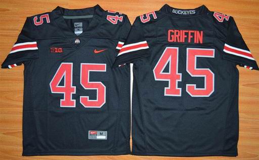 Youth Ohio State Buckeyes Archie Griffin 45 NCAA Football Jersey - Blackout