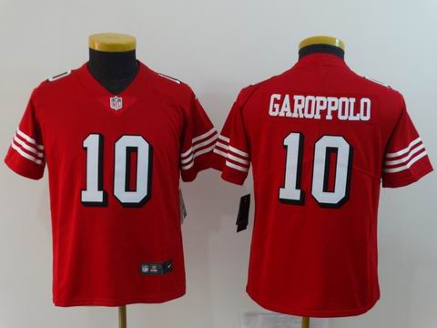 Youth nike nfl 49ers #10 GAROPPOLO red rush II limited jersey