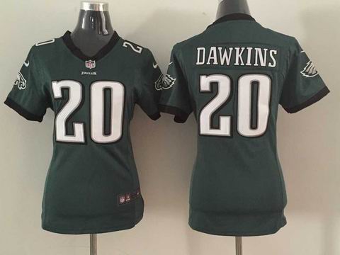 Youth nike nfl eagles 20 Dawkins green jersey