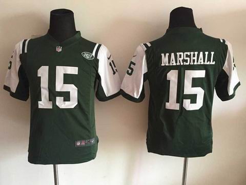 Youth nike nfl jets 15 Marshall green jersey