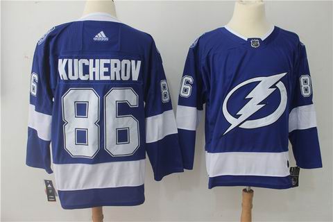 adidas NHL Tampa Bay Lightning #86 Xucherov blue jersey