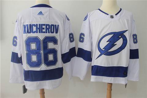 adidas NHL Tampa Bay Lightning #86 Xucherov white jersey