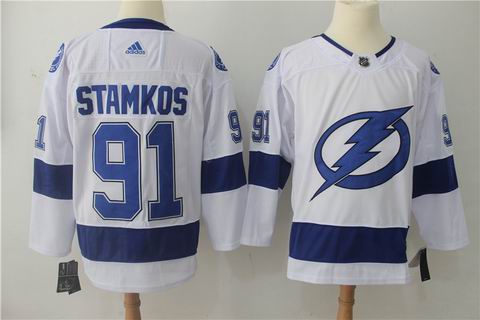adidas NHL Tampa Bay Lightning #91 Stamkos white jersey