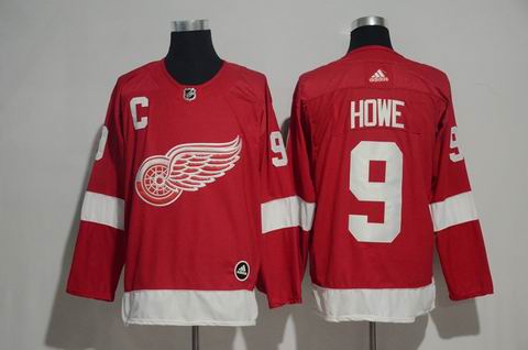 adidas nhl detroit redwings #9 HOWE red jersey