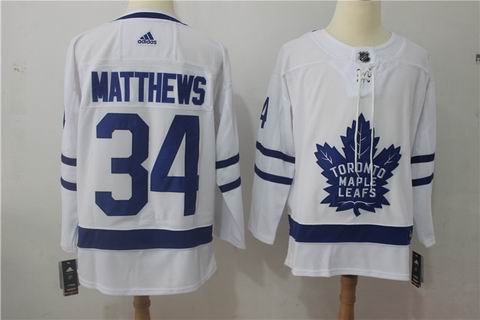 adidas nhl toronto maple leafs #34 Matthews white jersey