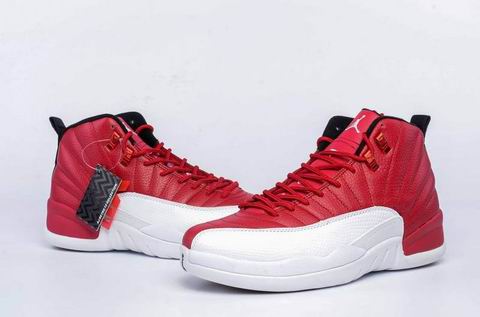 air jordan 12 retro shoes AAAAAA perfect quality red white