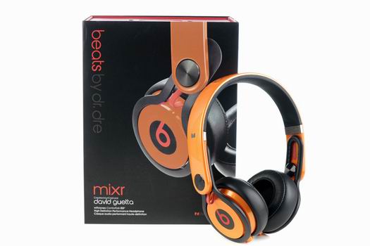 beats MIXR headphones orange