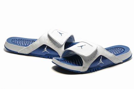jordan 12 slippers white blue