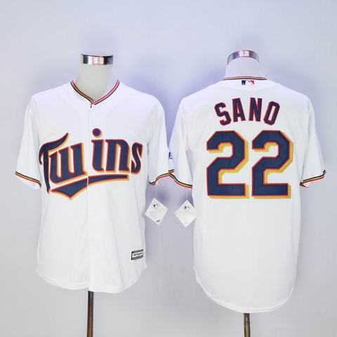 mlb Minnesota Twins #22 Sano white jersey