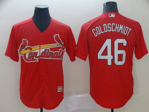 mlb St. Louis Cardinals #46 Goldschmidt red game jersey