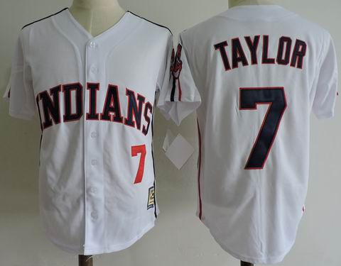 mlb cleveland indians #7 Taylor White jersey