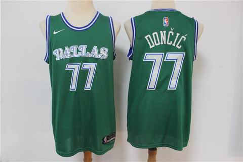 nba Dallas Mavericks #77 Luka Doncic green jersey
