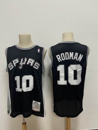 nba San Antonio Spurs #10 RODMAN black jersey
