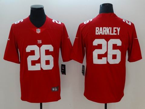new york giants #26 Barkley red interverted jersey
