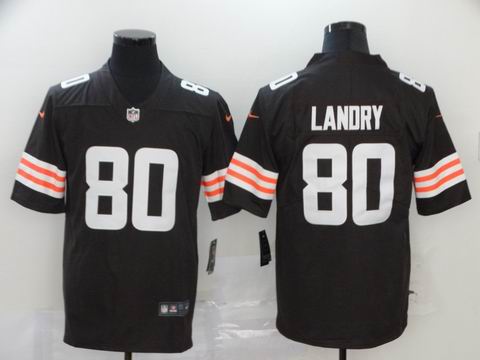 nfl Browns #80 Landry brown jersey