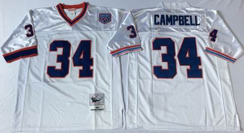 nfl Buffalo Bills #34 Campbell white throwback jersey