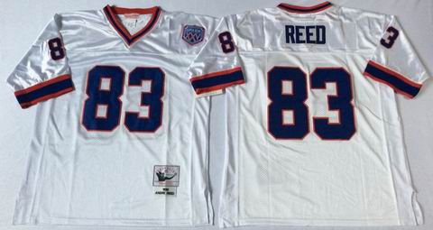 nfl Buffalo Bills #83 Reed white throwback jersey