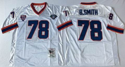 nfl Buffalo Bills 78 B.Smith white throwback jersey