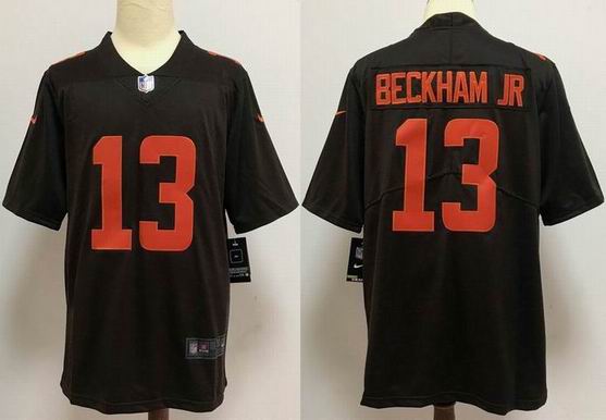 nfl Cleveland Browns #13 Beckham Jr brown jersey