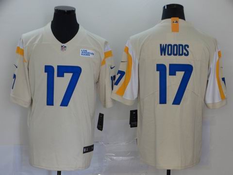 nfl Los Angeles Rams #17 Robert Woods Bone vapor untouchable jersey
