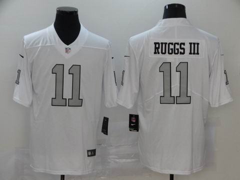 nfl Oakland Raiders #11 RUGGS III white rush jersey
